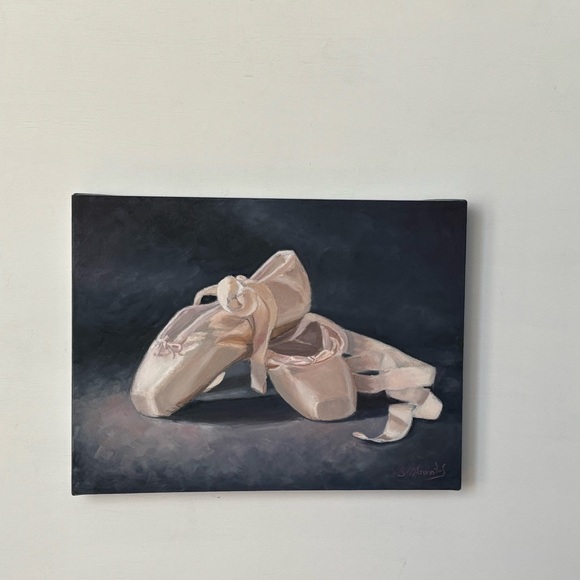 Elegant Ballet Shoes Art Painting - Picture 3 of 5